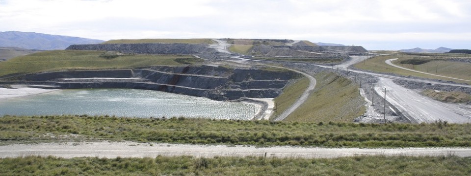 Tailings and Rehabilitated Waste Dumps – NZ Gold Mine